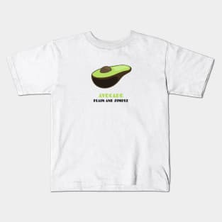 Avocado, Plain and Simple Kids T-Shirt